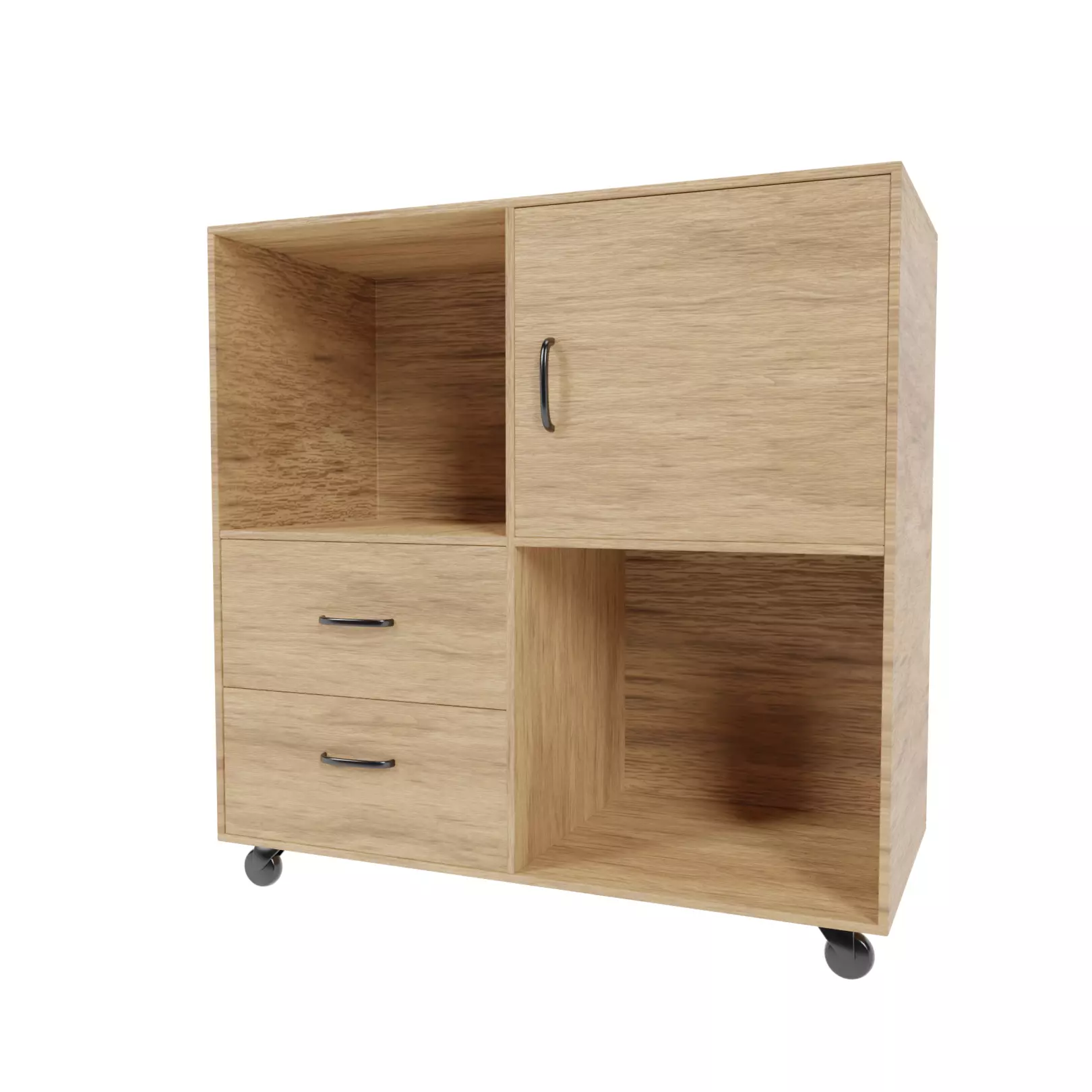 Sideboard wood Free 3D model