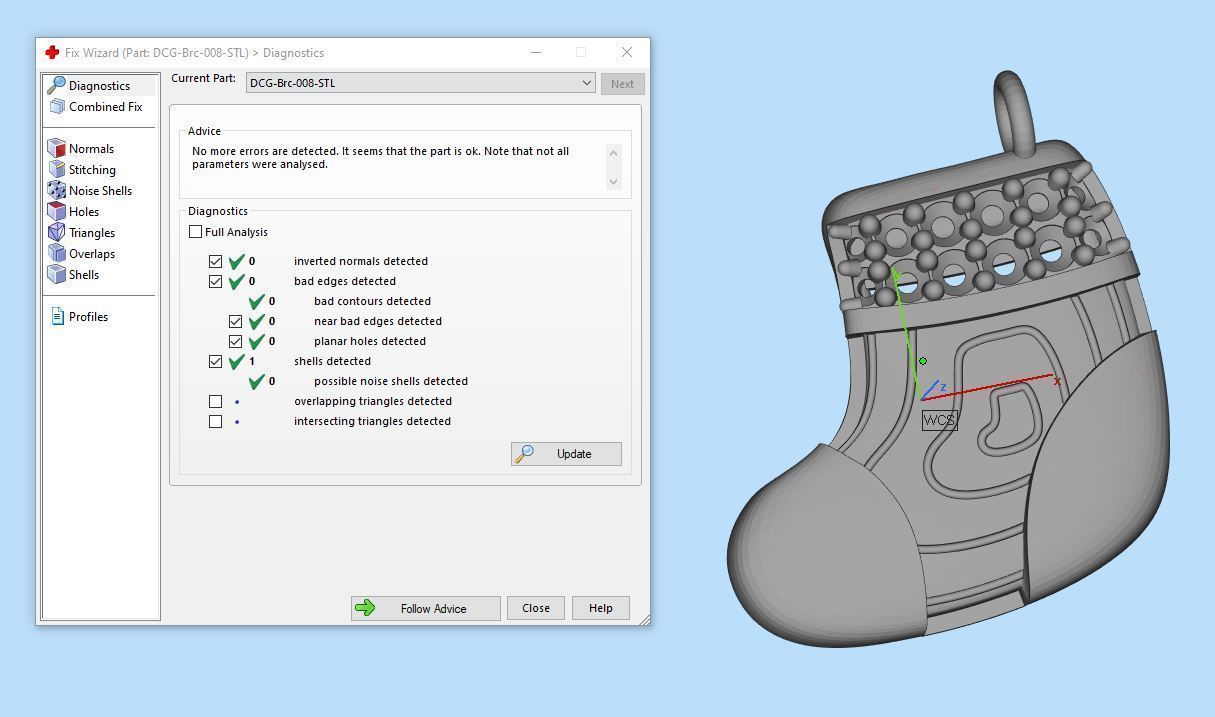 Pandora christmas sock 3D print model_3