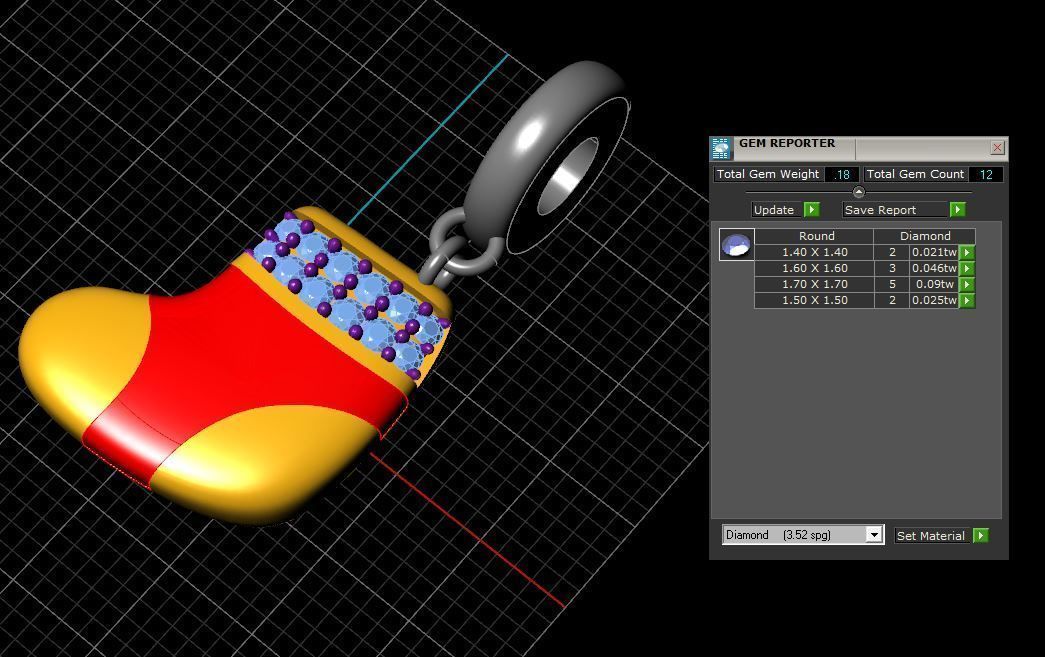 Pandora christmas sock 3D print model_7