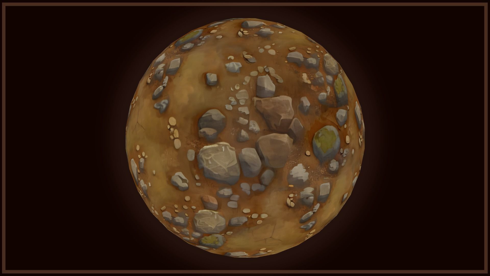 Ground - Earth and Rocks - 20 TEXTURES - Hand-painted -PACK 3--- Texture_4