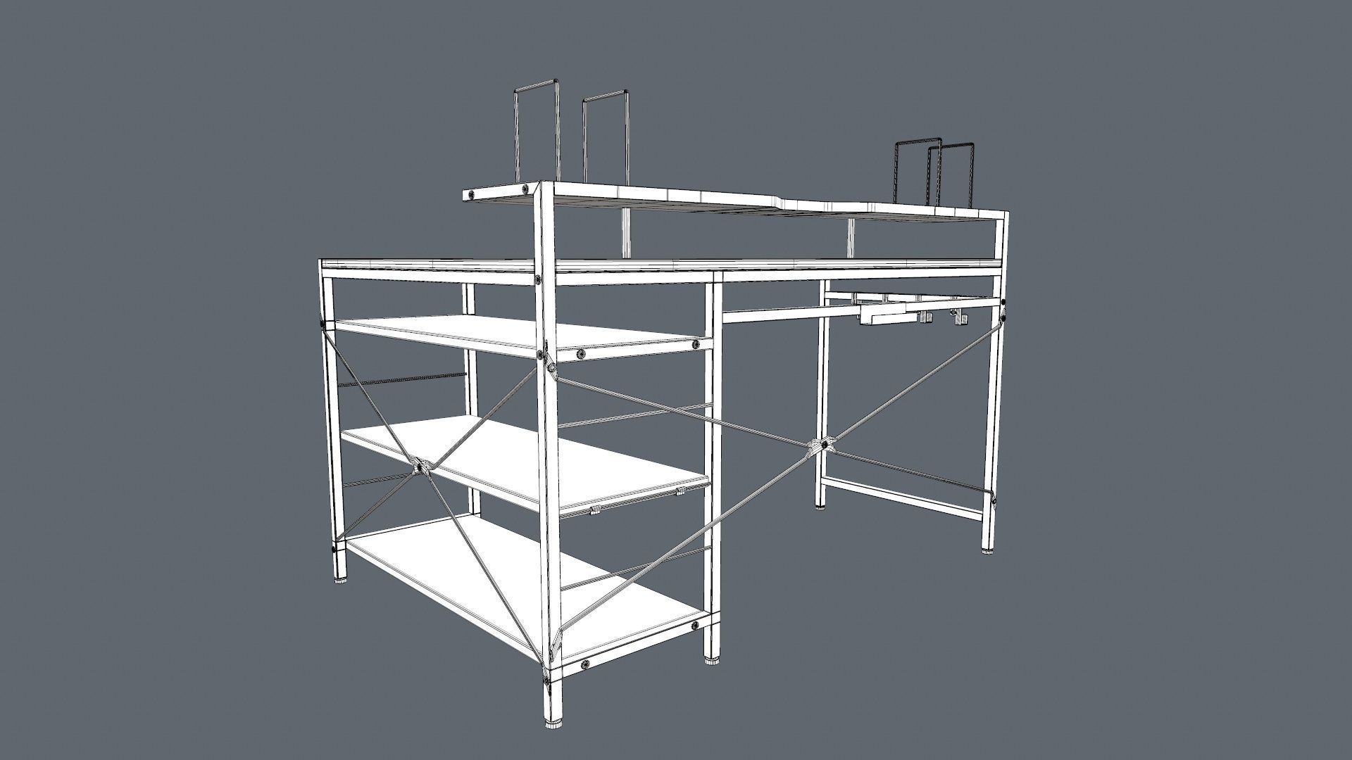 Assembly Table 3D model_19