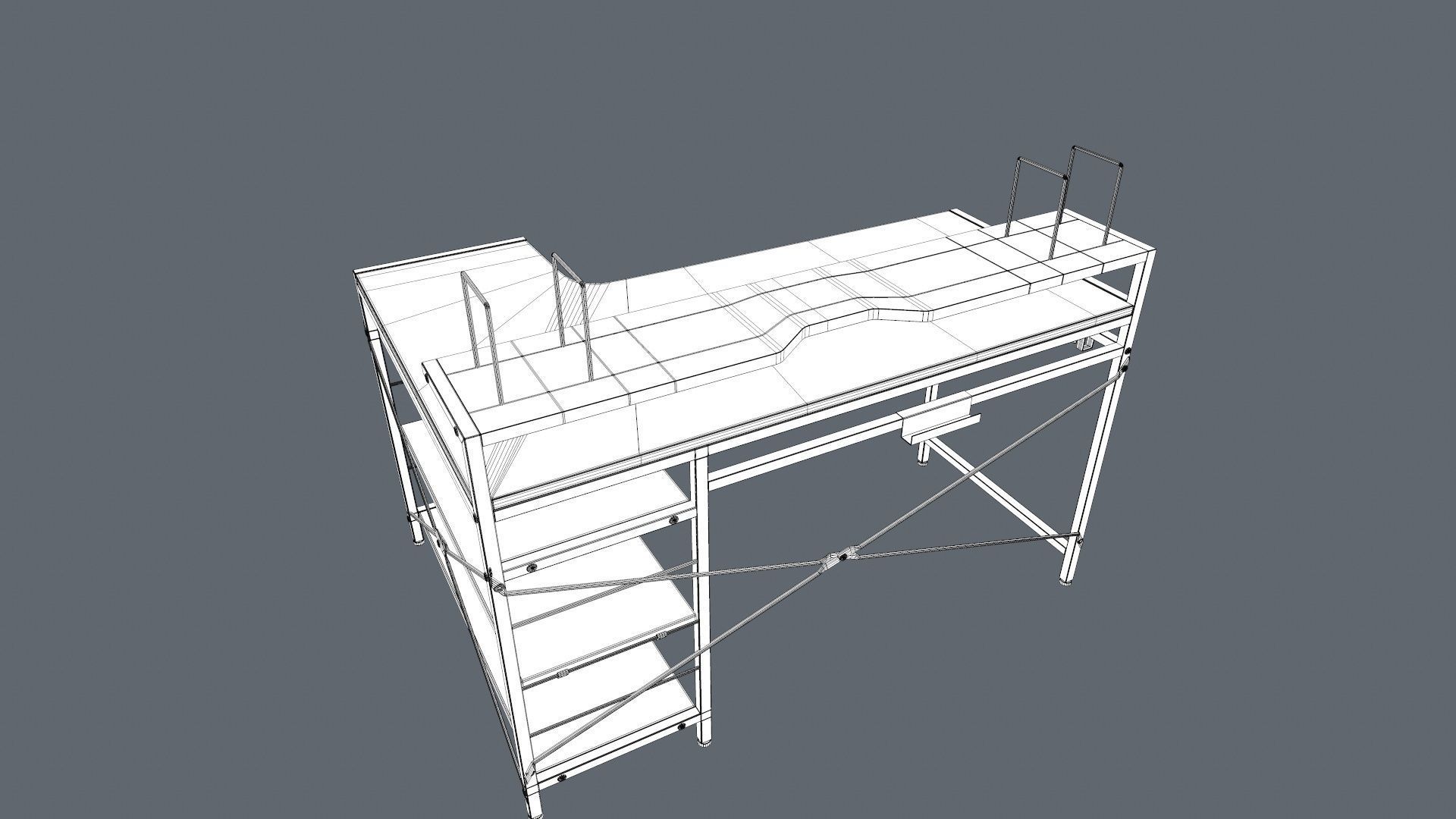 Assembly Table 3D model_20