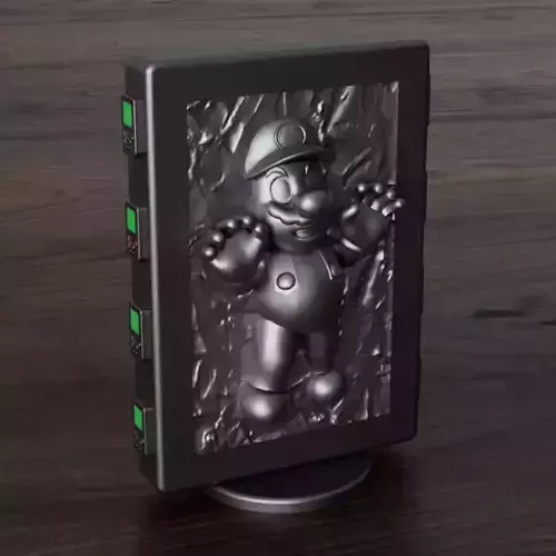 Mario frozen in carbonite 3D print model