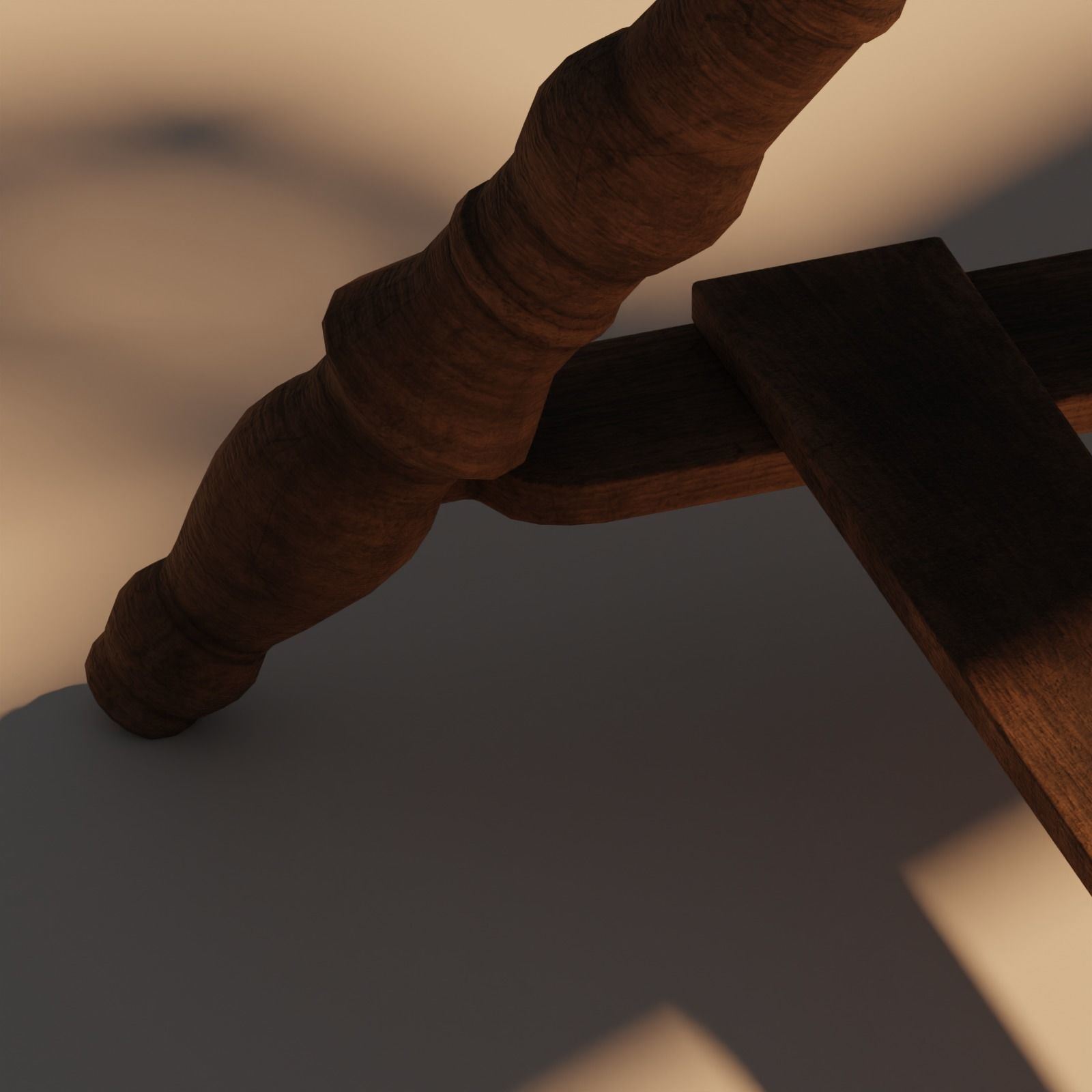 Spinning Wheel Animated 3D model_10