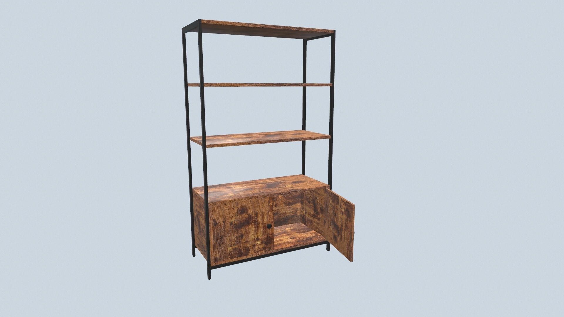 Book Shelf Storage 3D model_15