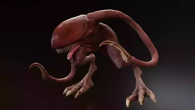 Wanamingo Fallout 2 Mutant Low-poly 3D model