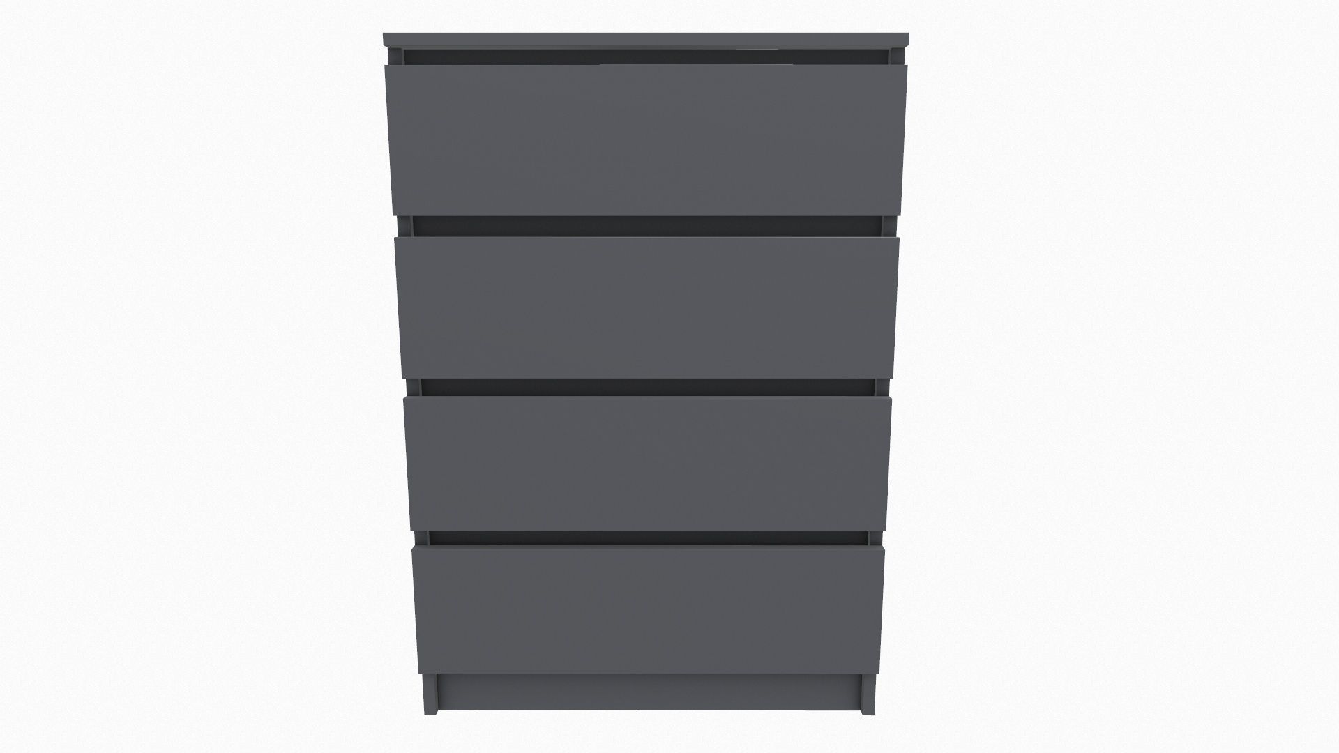 Chest of 4 Drawer 3D model_7