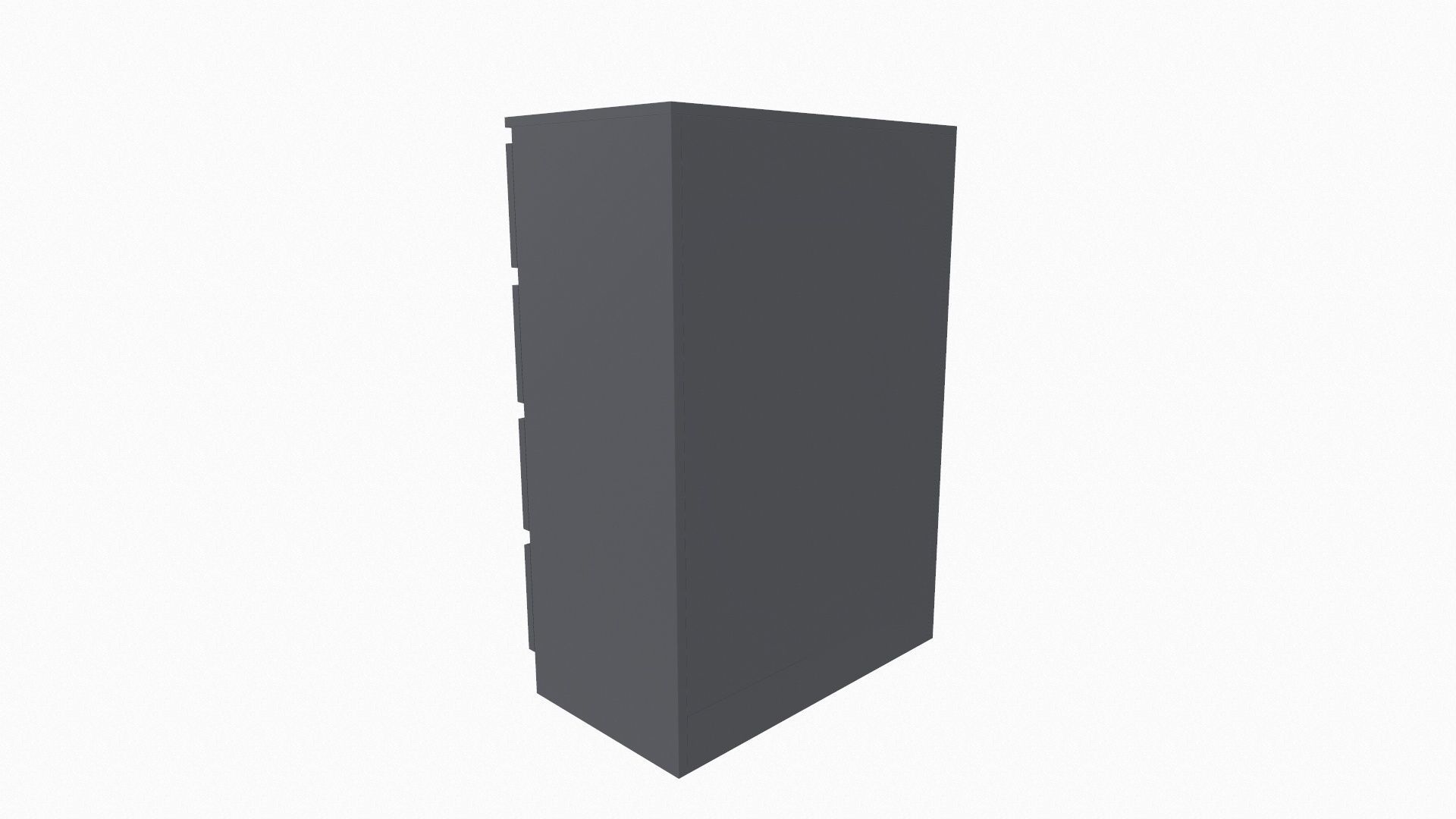 Chest of 4 Drawer 3D model_11