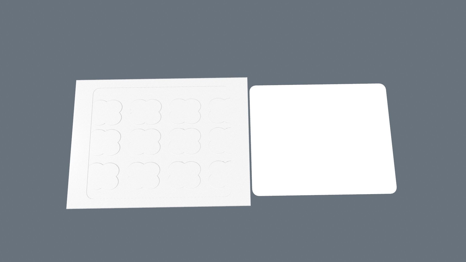 Cup Cake Box 3D model_2