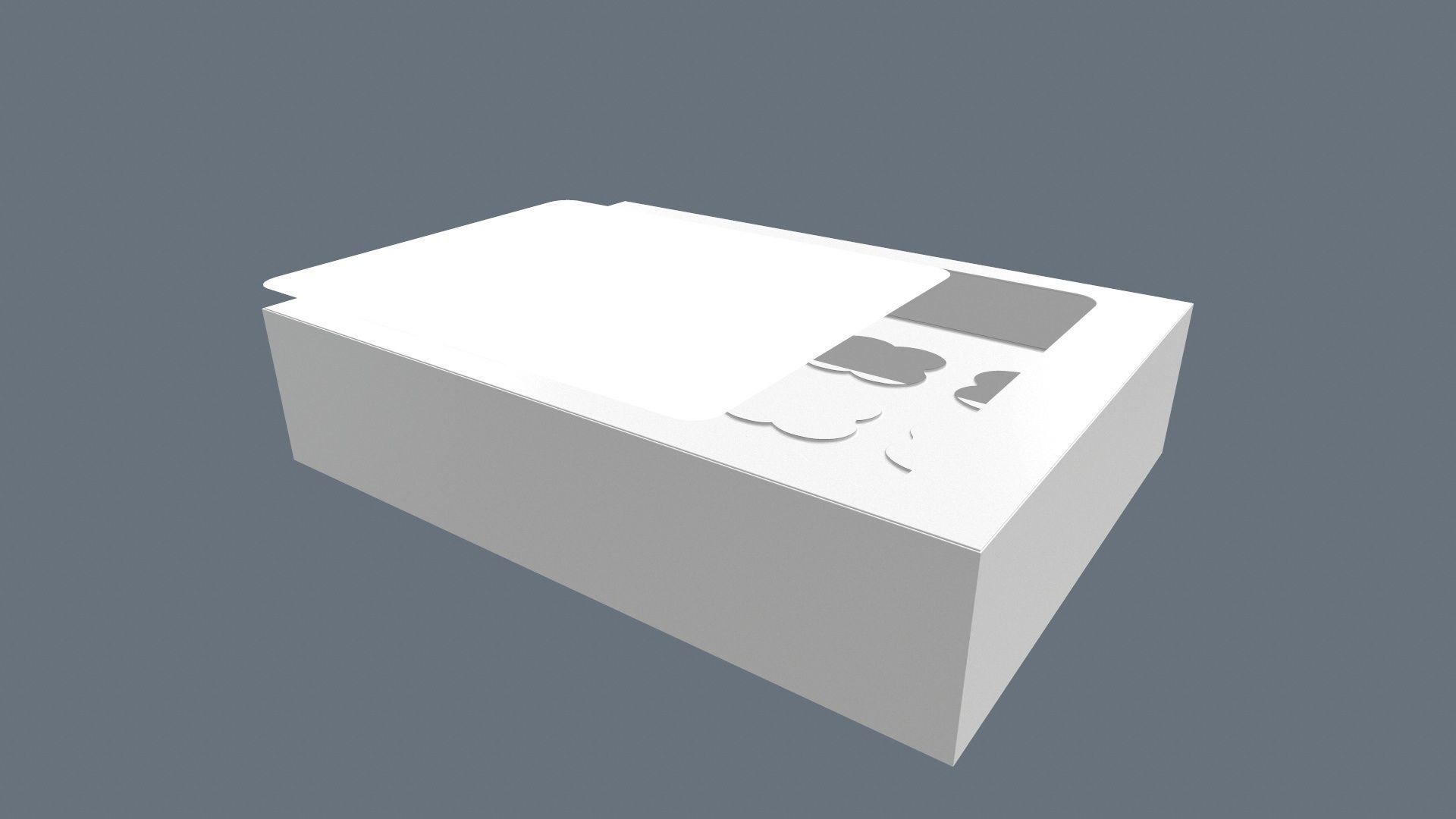 Cup Cake Box 3D model_9