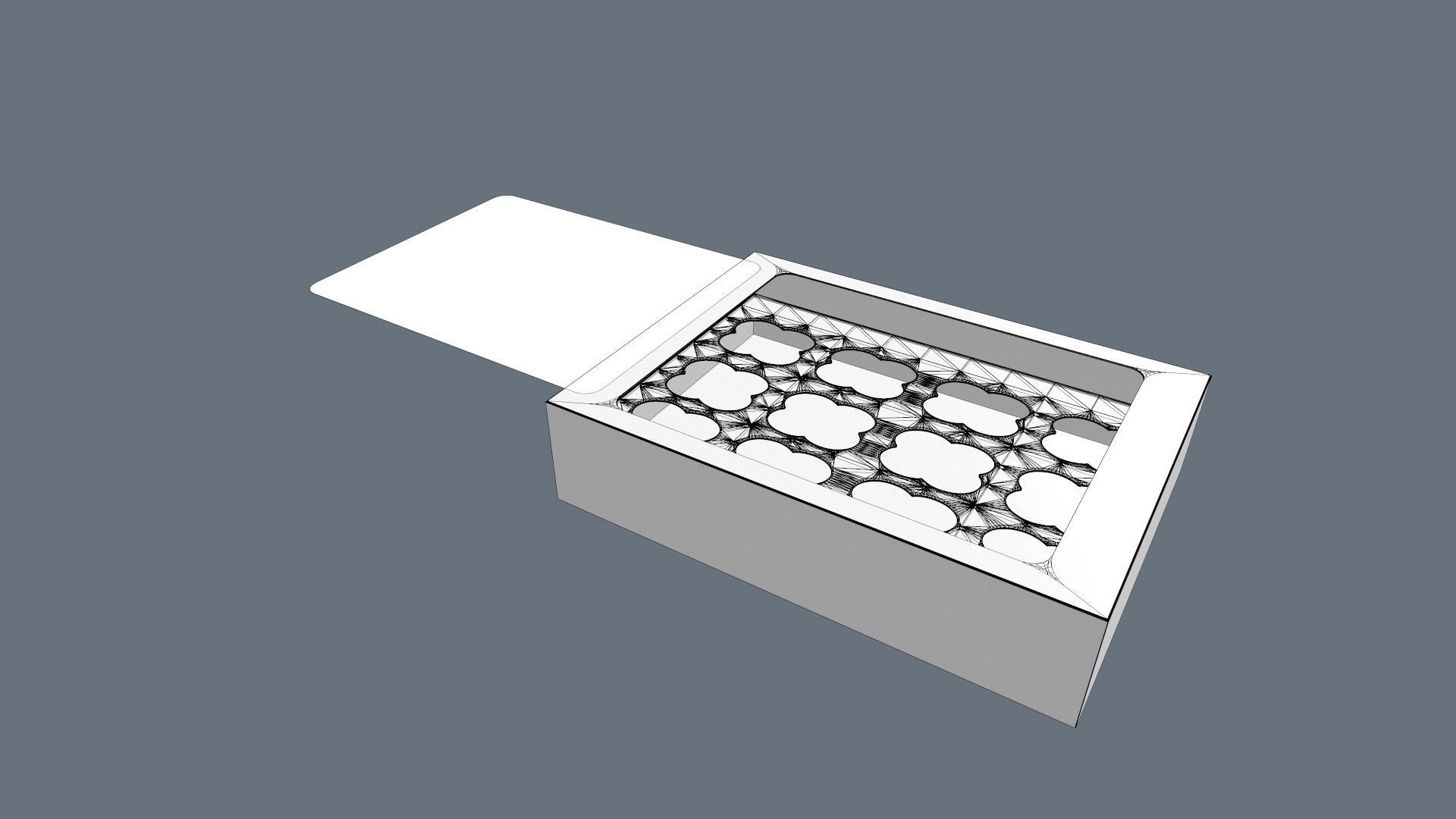 Cup Cake Box 3D model_16