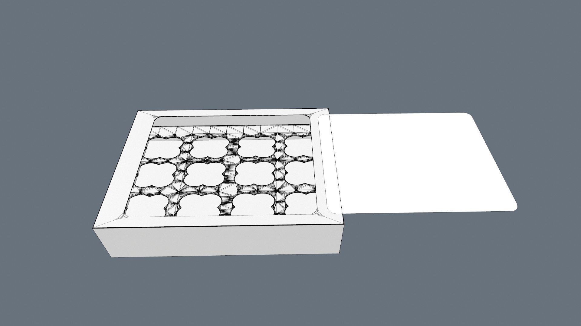 Cup Cake Box 3D model_13