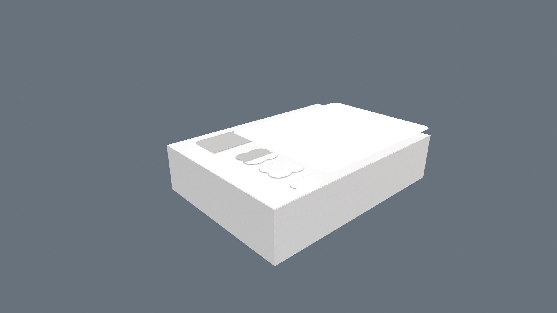 Cup Cake Box 3D model_10