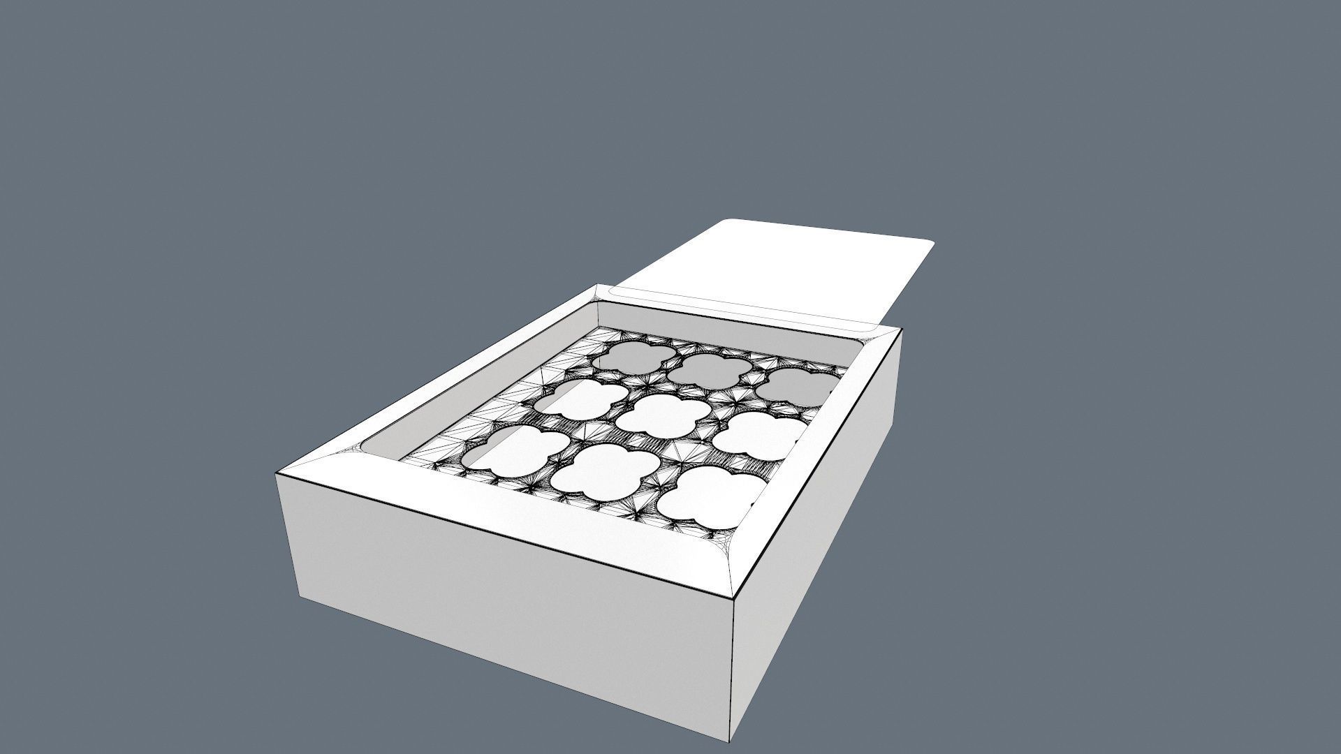 Cup Cake Box 3D model_14