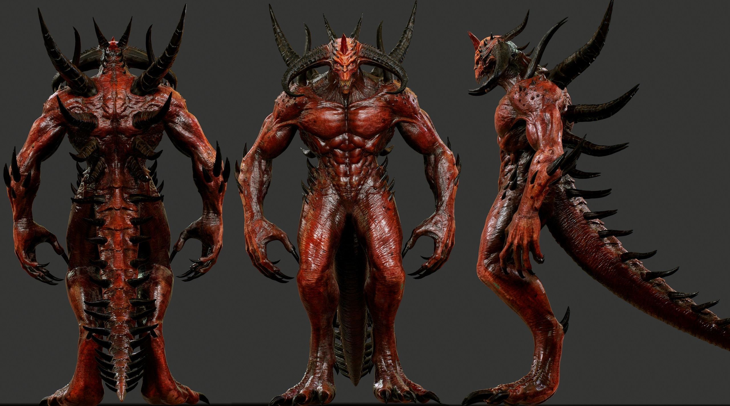 Diablo prime evil Cinematic quality  Low-poly 3D model_18