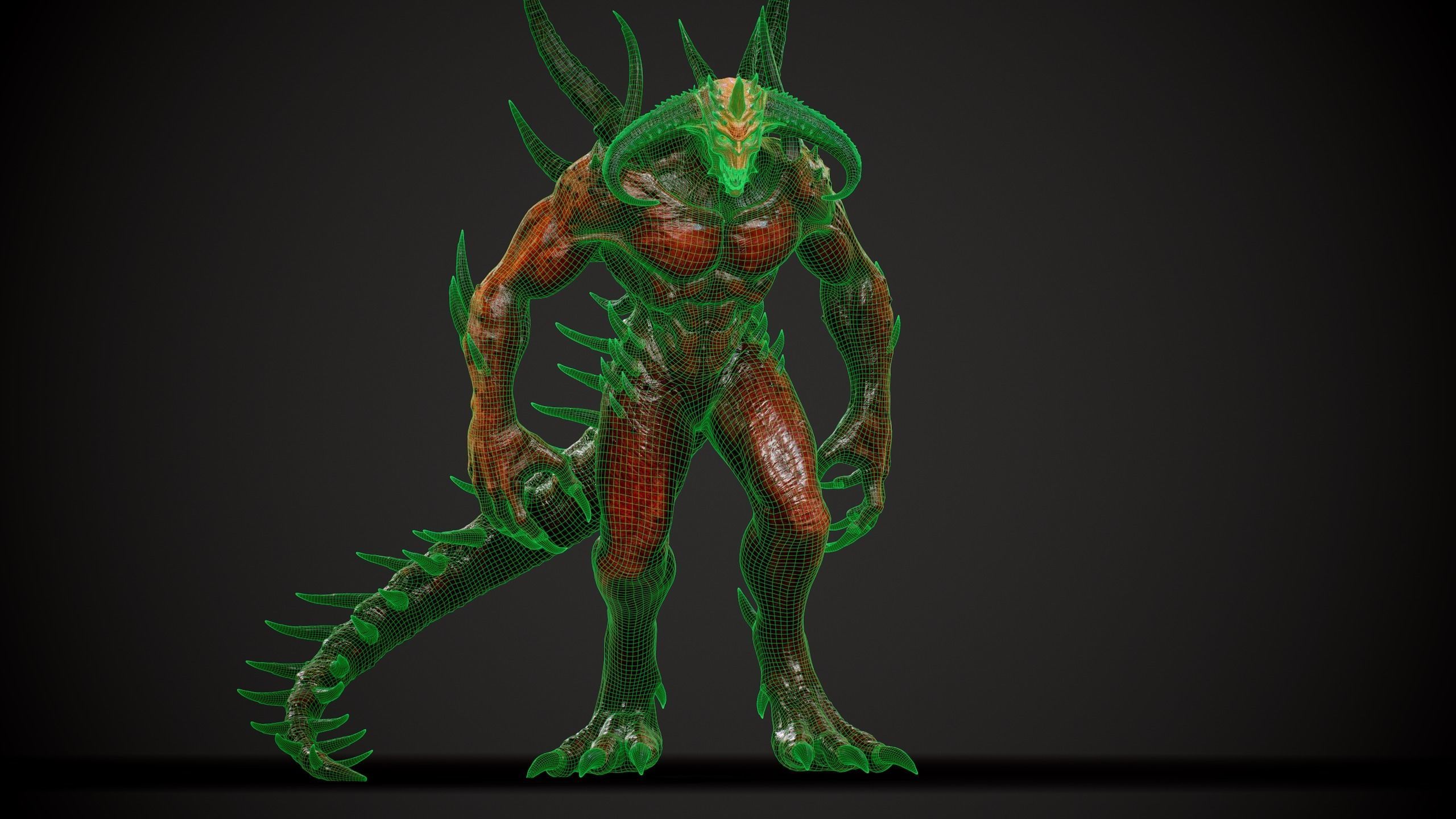 Diablo prime evil Cinematic quality  Low-poly 3D model_14