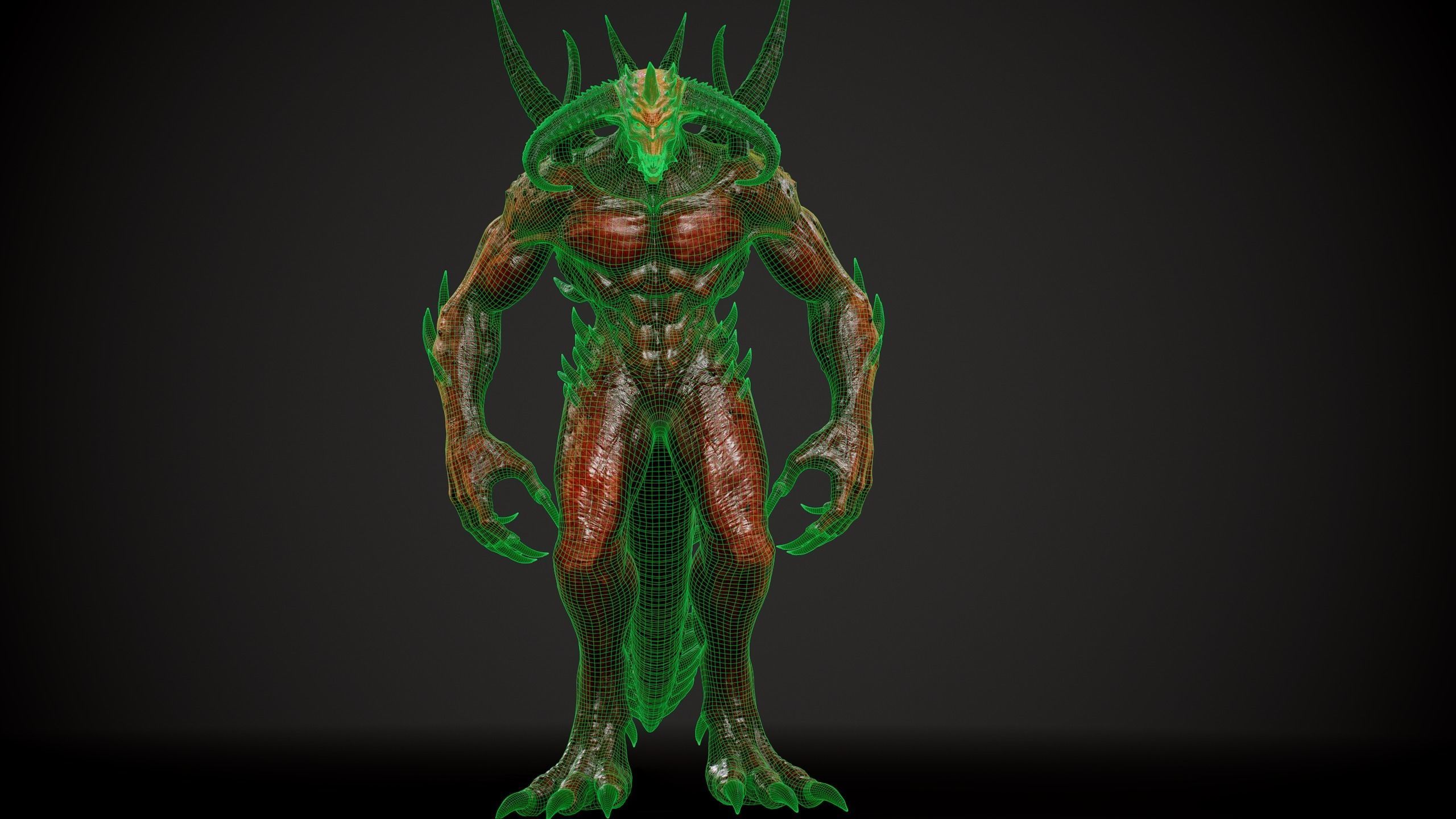 Diablo prime evil Cinematic quality  Low-poly 3D model_15