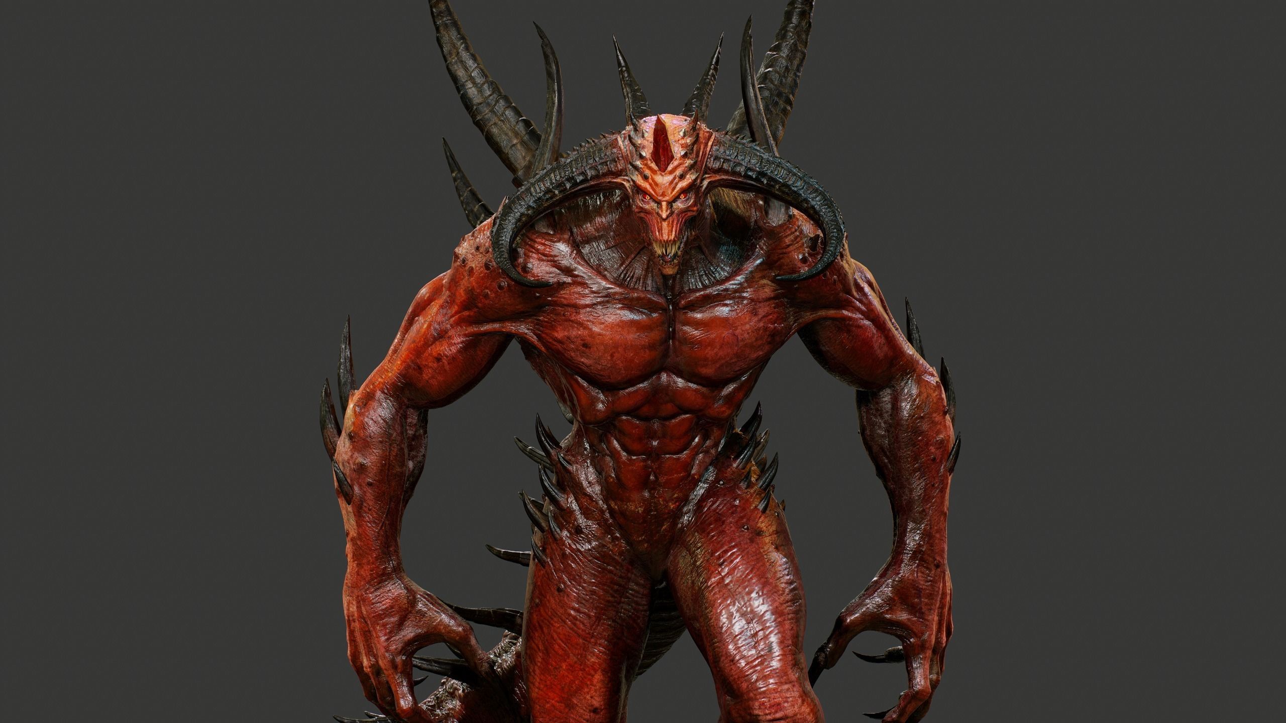 Diablo prime evil Cinematic quality  Low-poly 3D model_17