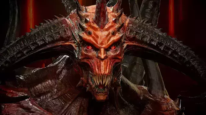 Diablo prime evil Cinematic quality  Low-poly 3D model