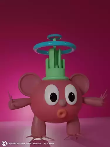 KingOfMousLand toy mouse 3D model