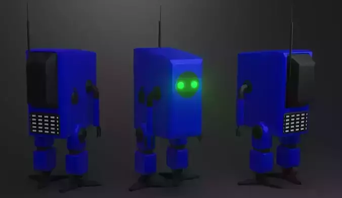 phone robot 3D model