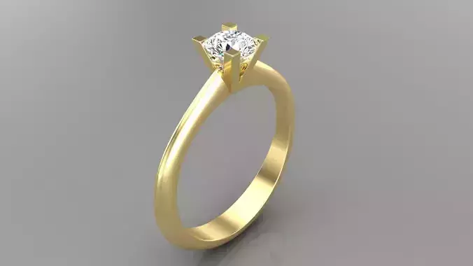 Ring M66 The luxury female ring with gems wedding