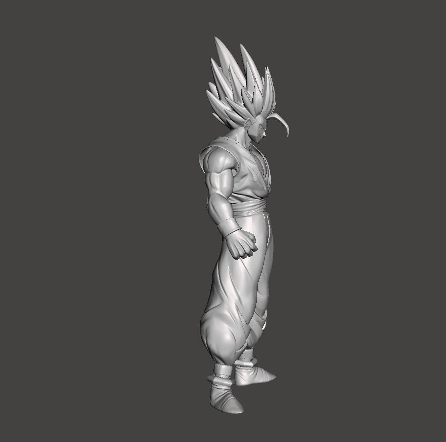 Son Gohan Beast Mode 3D Model 3D print model_1