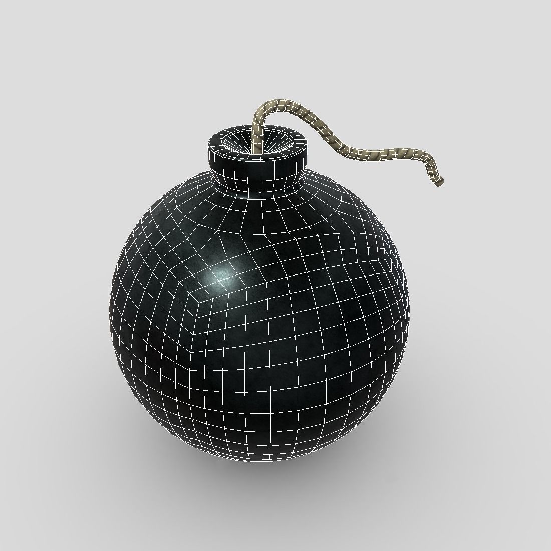 CC0 - Bomb Free low-poly 3D model_2