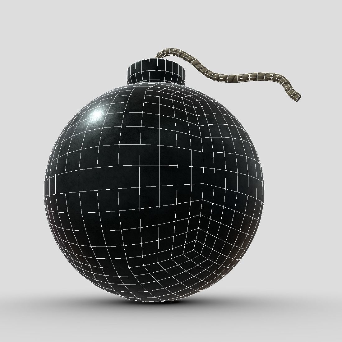 CC0 - Bomb Free low-poly 3D model_10