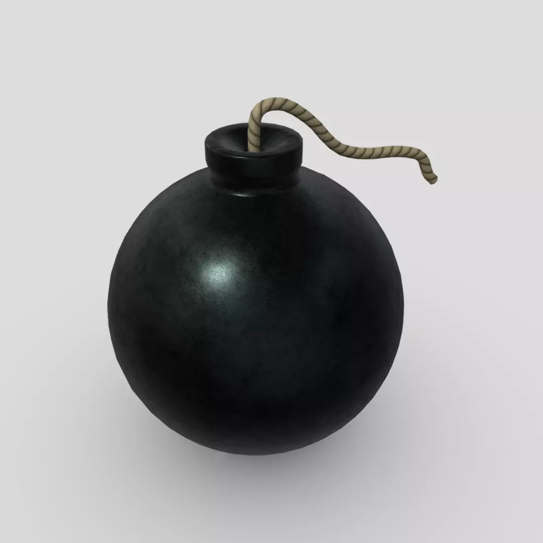 CC0 - Bomb Free low-poly 3D model_0