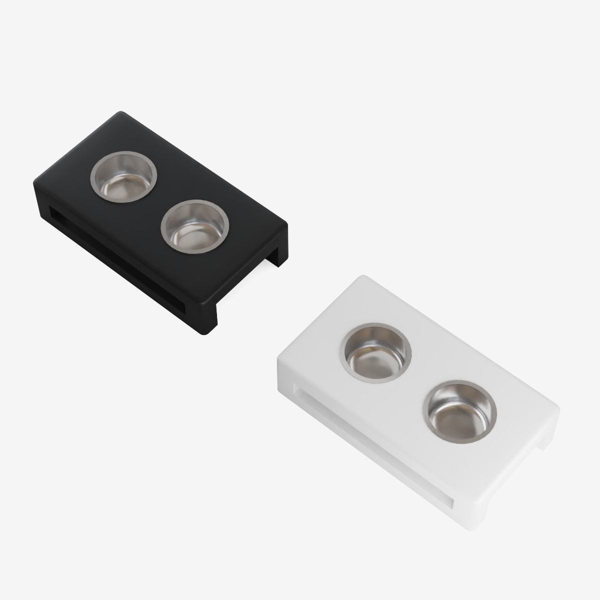 Plastic Feeder For Pets Low-poly 3D model_9