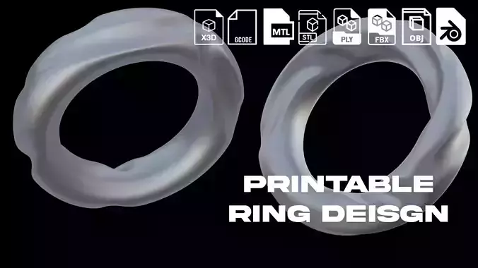 Printable ring model