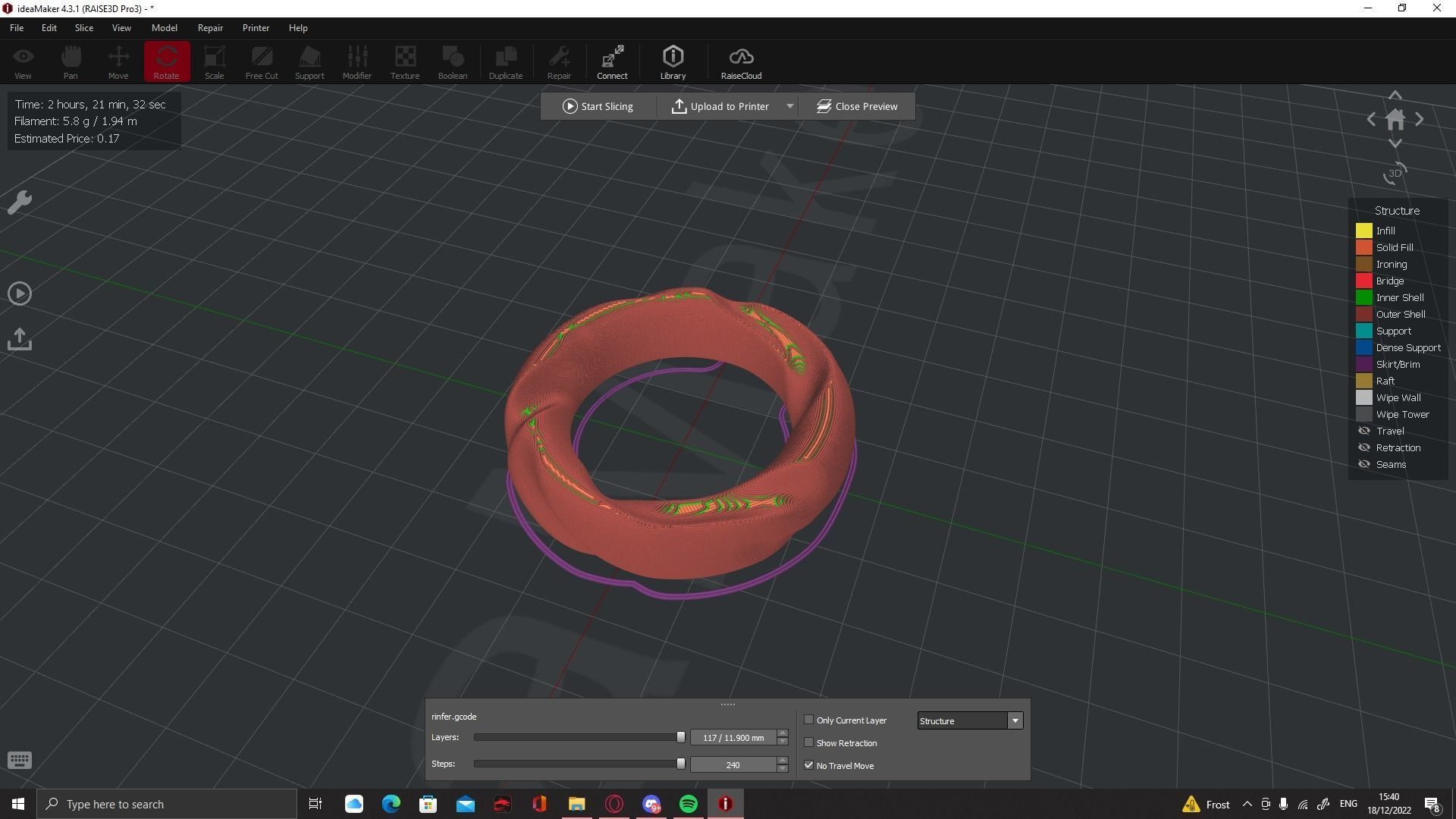 Printable ring model 3D print model_7