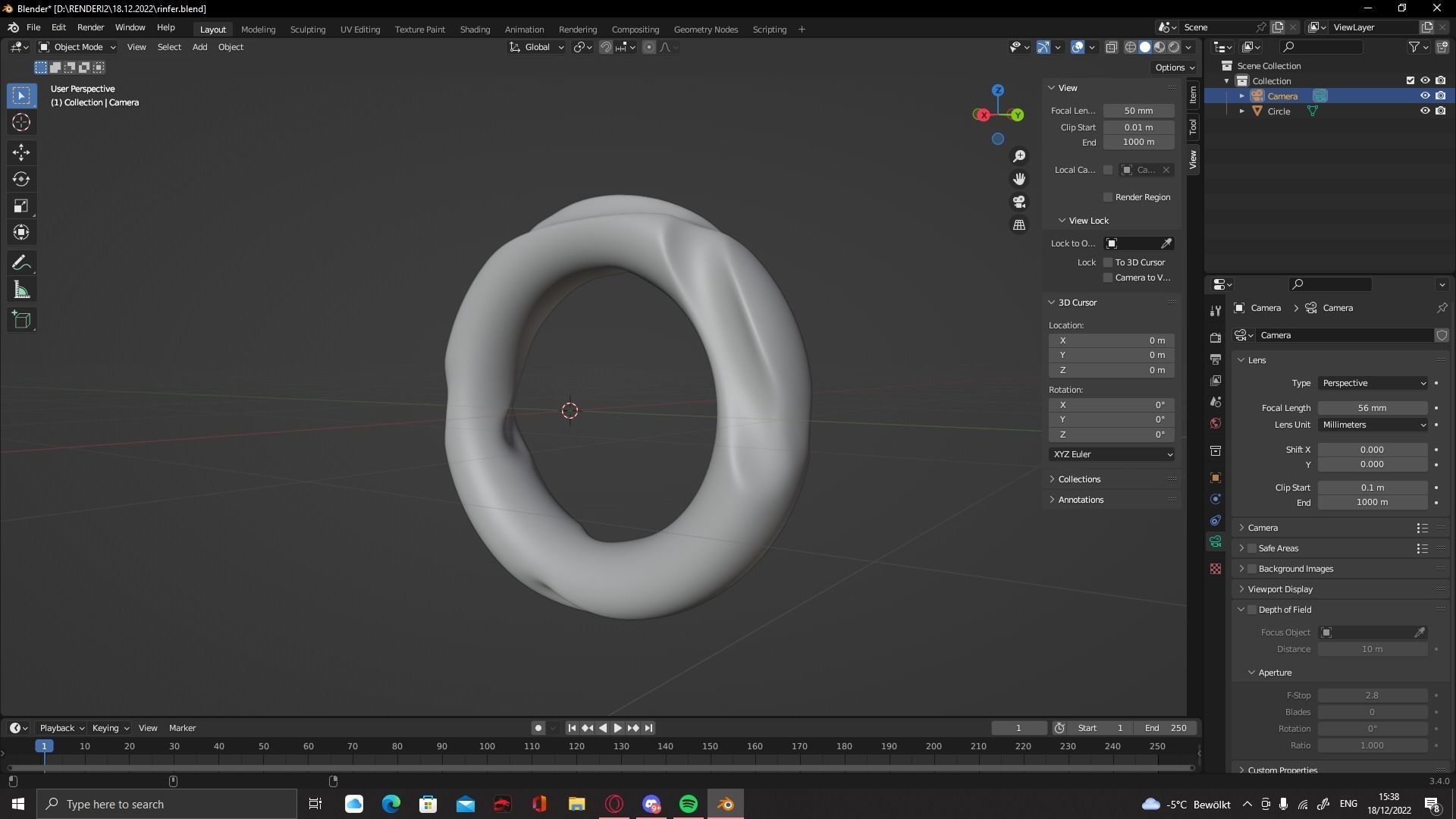 Printable ring model 3D print model_5