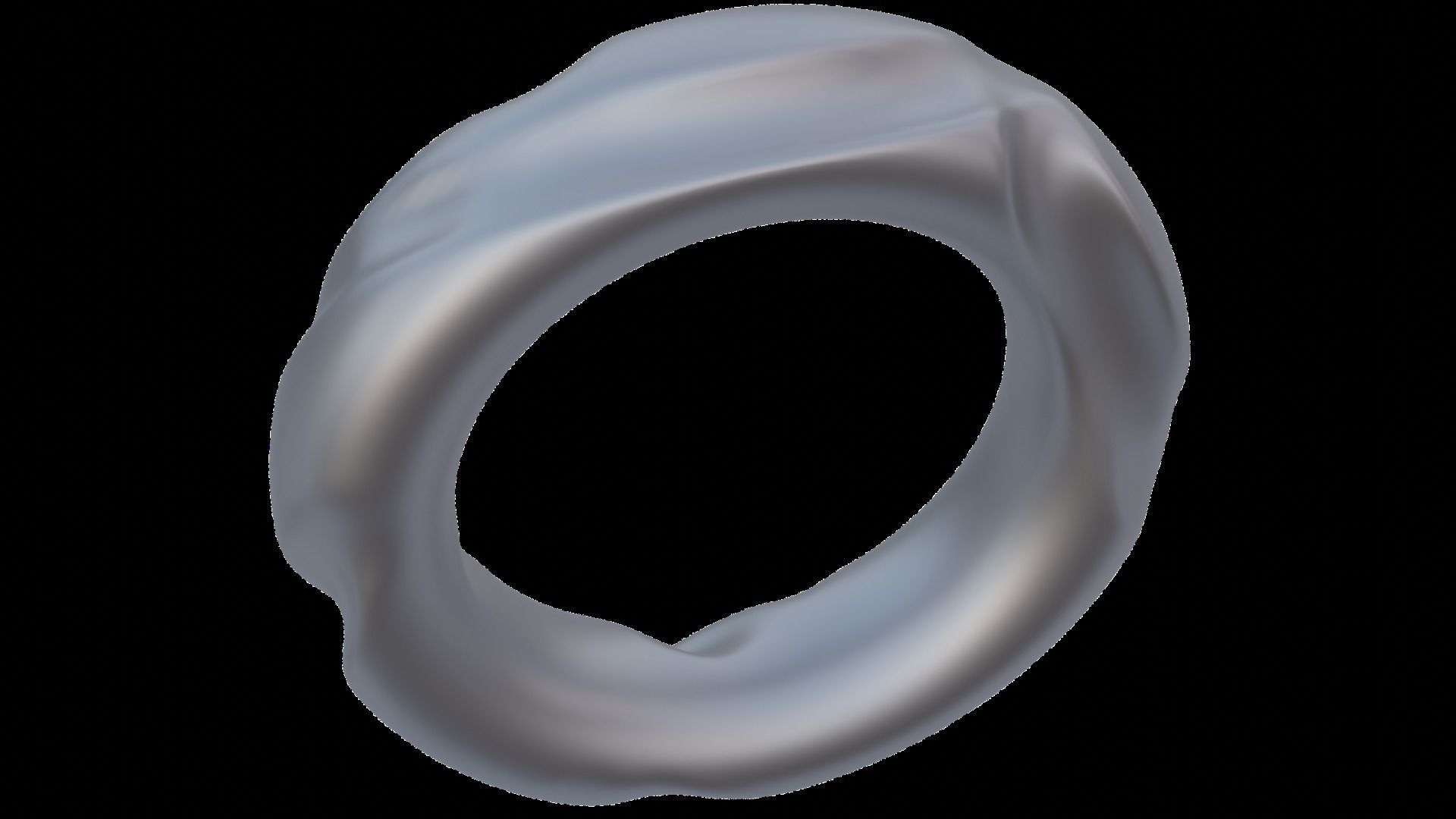 Printable ring model 3D print model_4