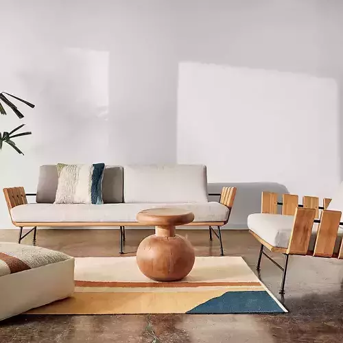 DRAKES BAY SOLID ACACIA OUTDOOR ACCENT TABLE