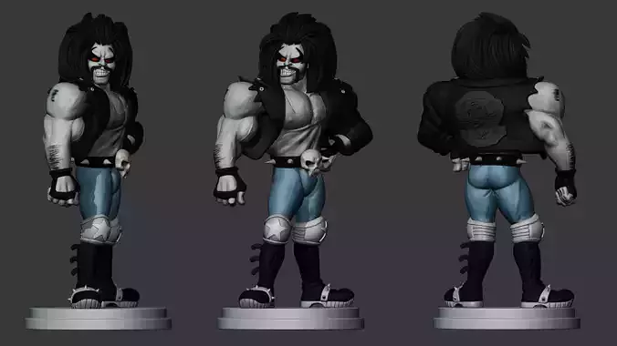 lobo dc comics  3D print model
