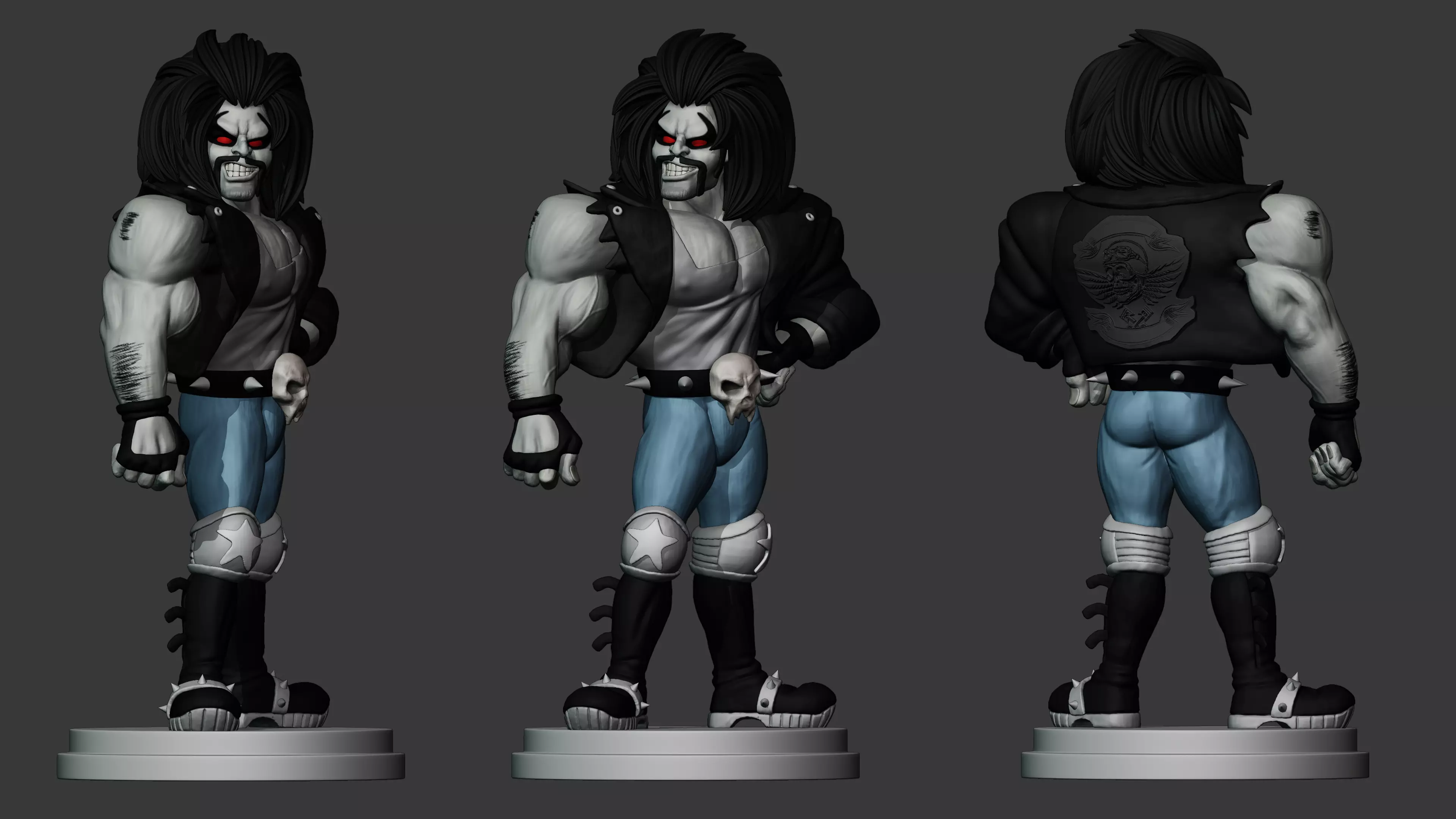 lobo dc comics  3D print model_0