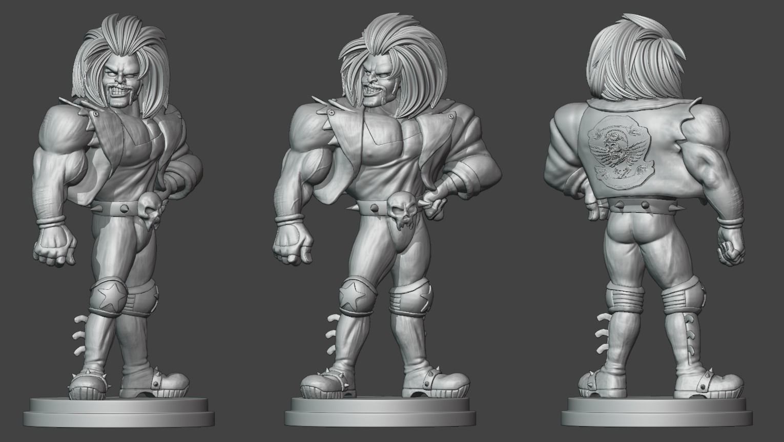lobo dc comics  3D print model_3