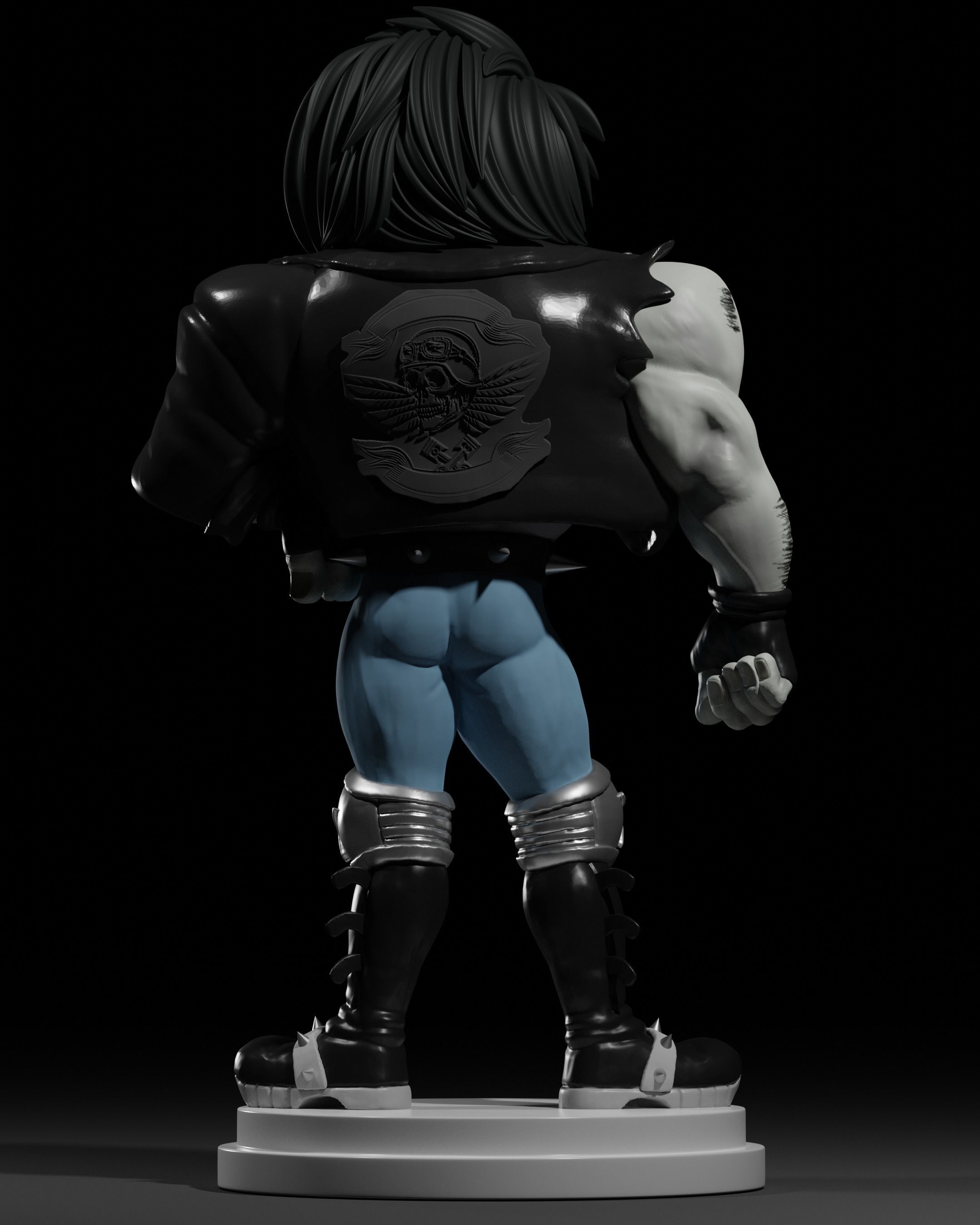 lobo dc comics  3D print model_9