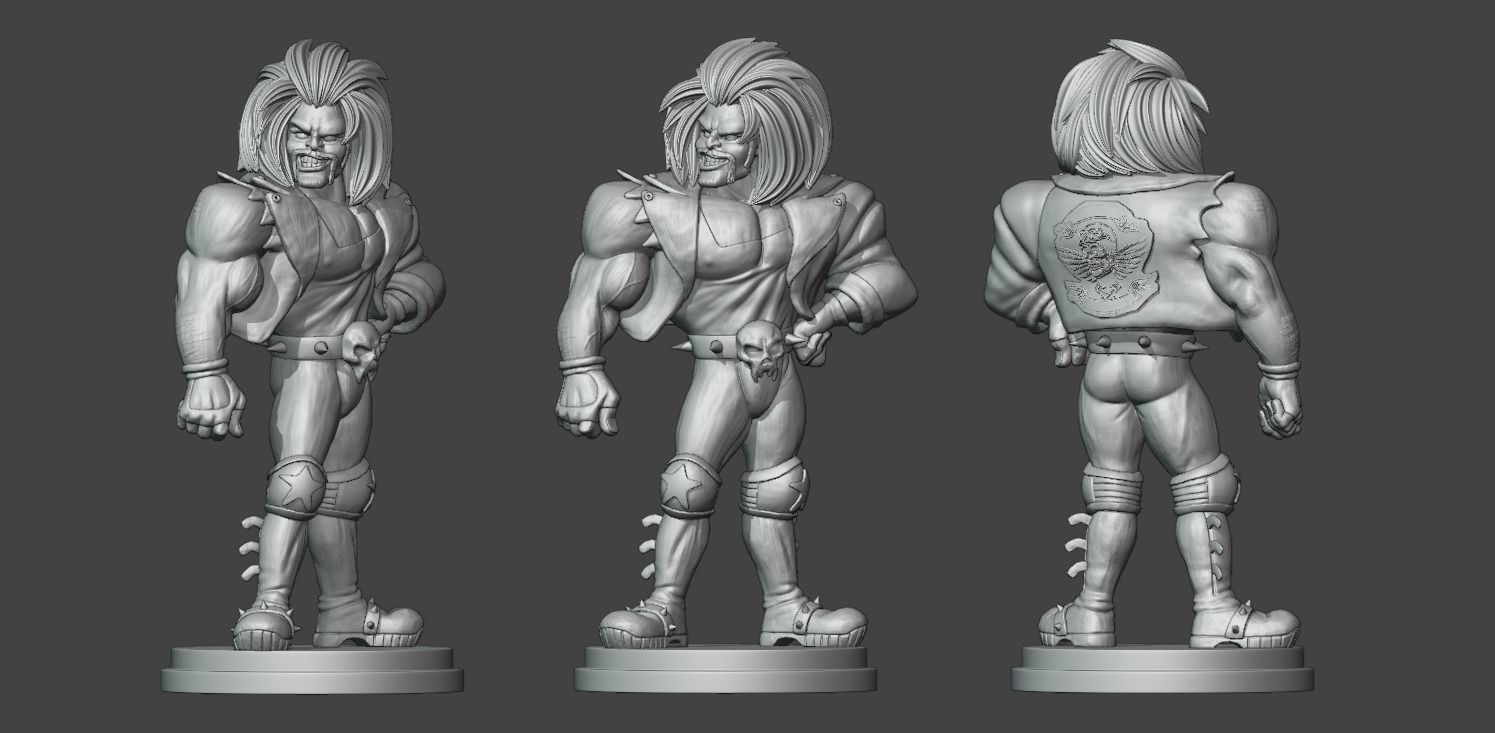 lobo dc comics  3D print model_4