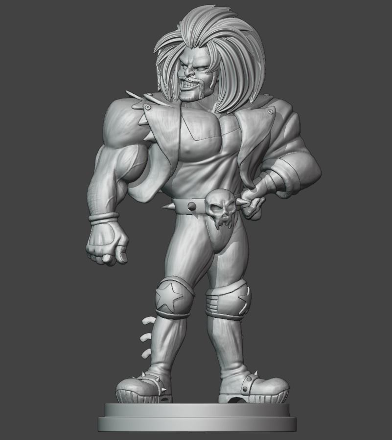 lobo dc comics  3D print model_1
