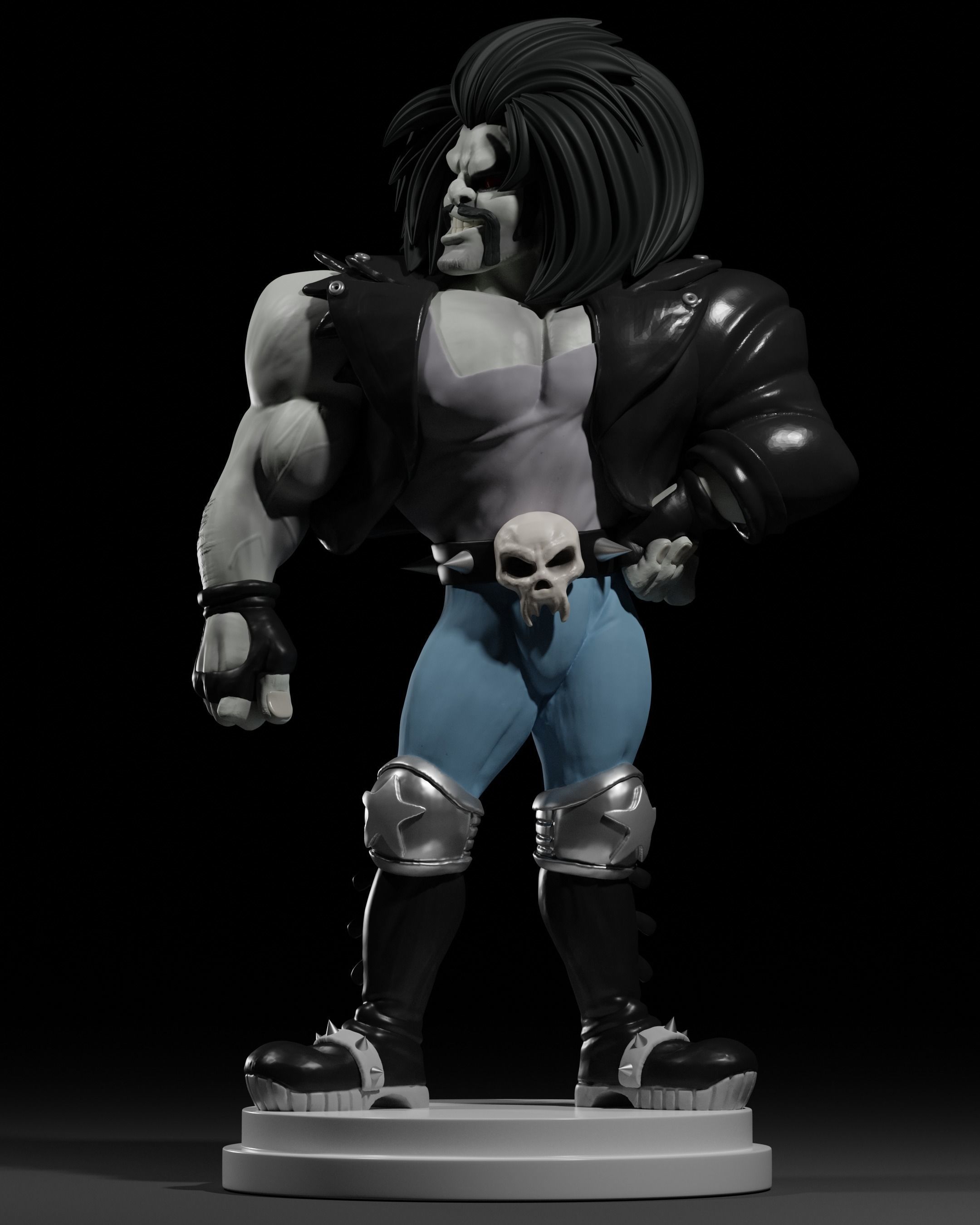 lobo dc comics  3D print model_11
