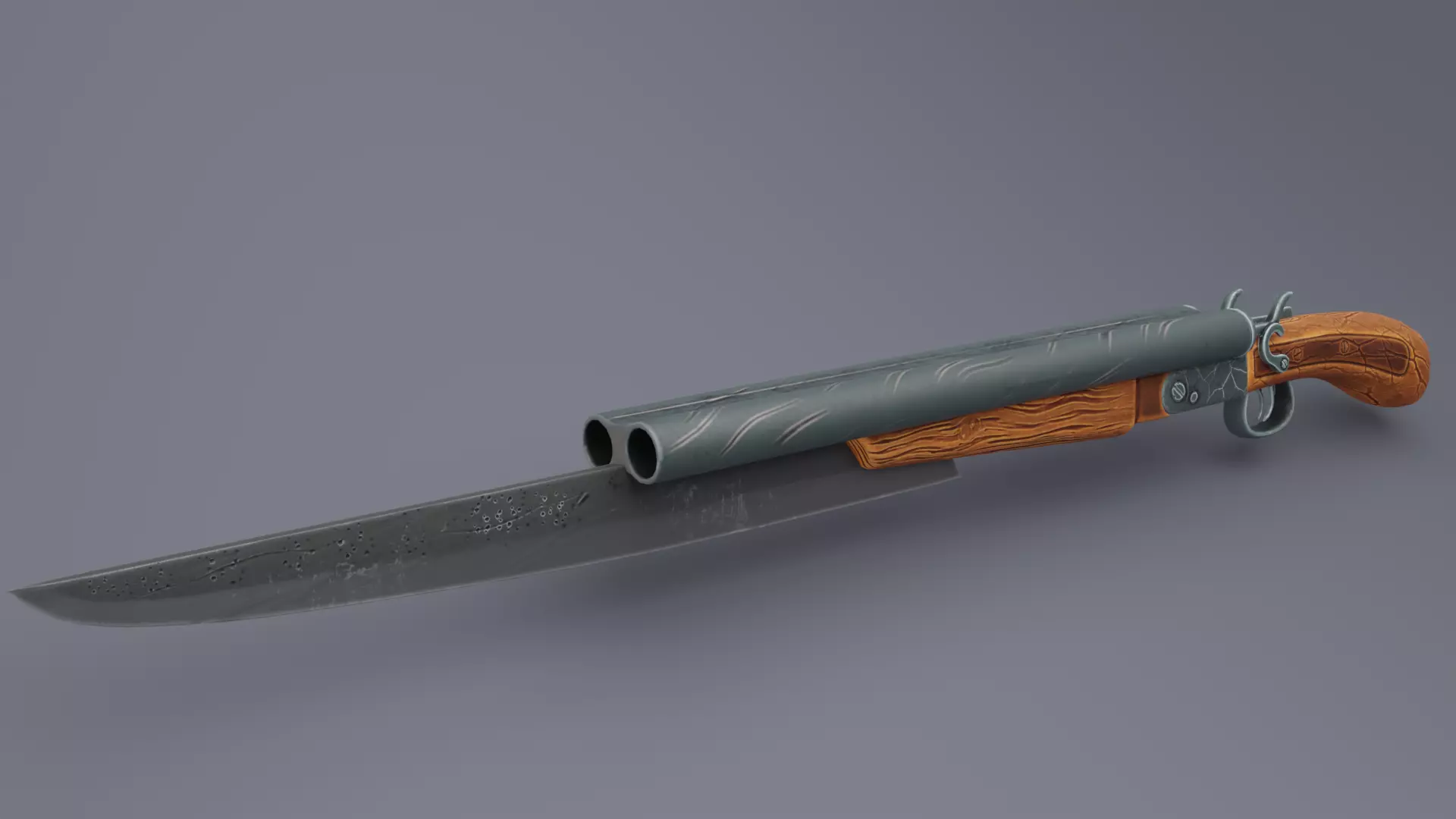 Python Gun Stylized 3D model Gun Stylized VR / AR / low-poly | CGTrader