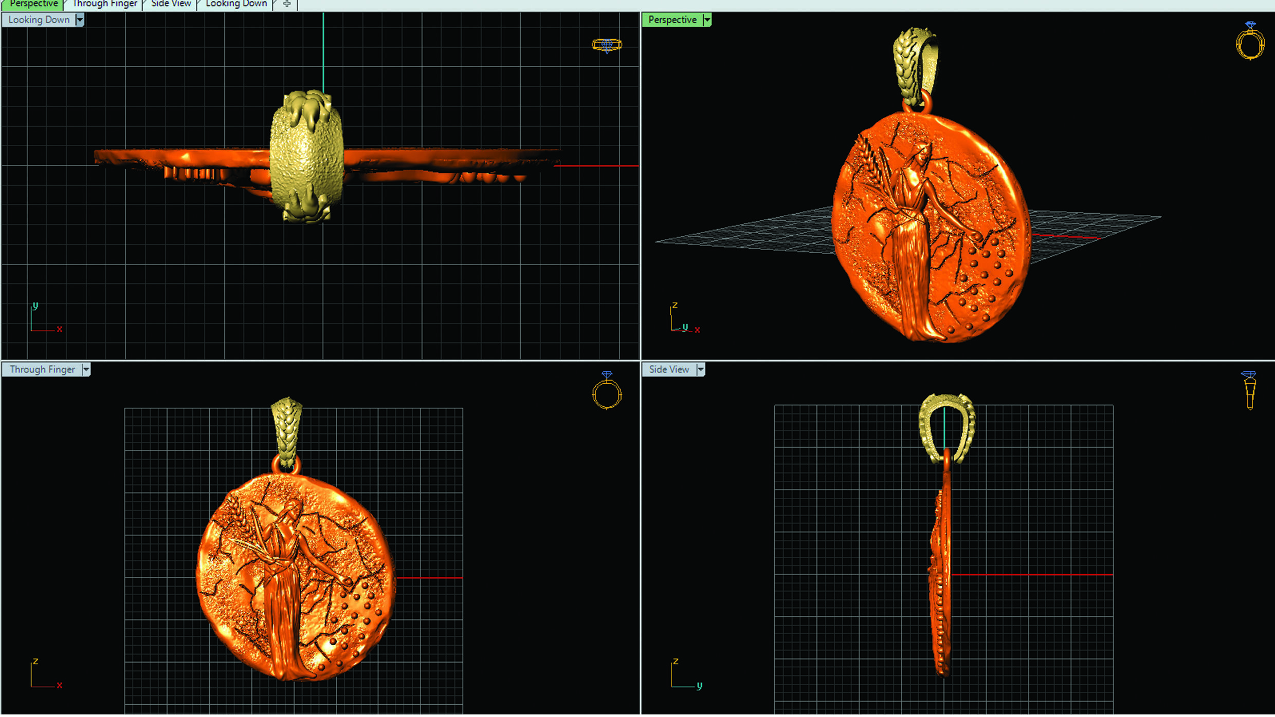 DEMETER NECKLACE  3D print model_14