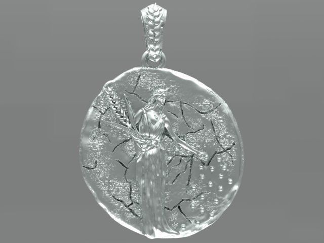 DEMETER NECKLACE  3D print model_7