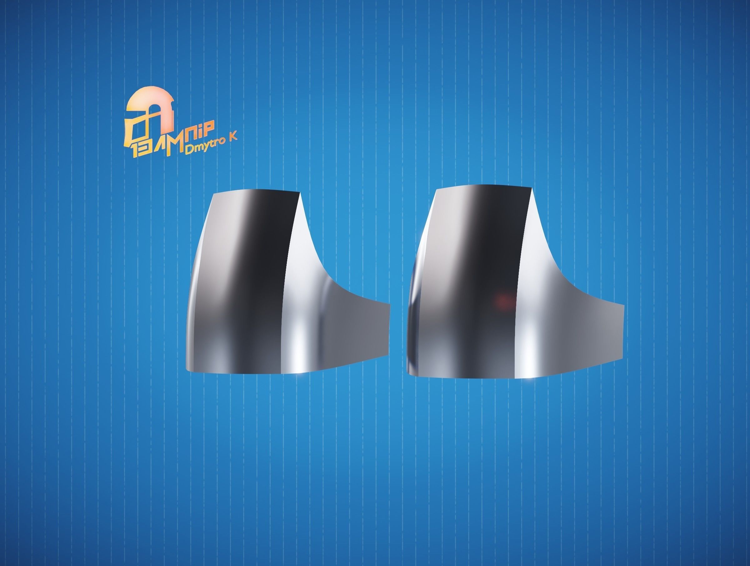 Custom Mandalorian Elbow Armor 3 3D print model_12