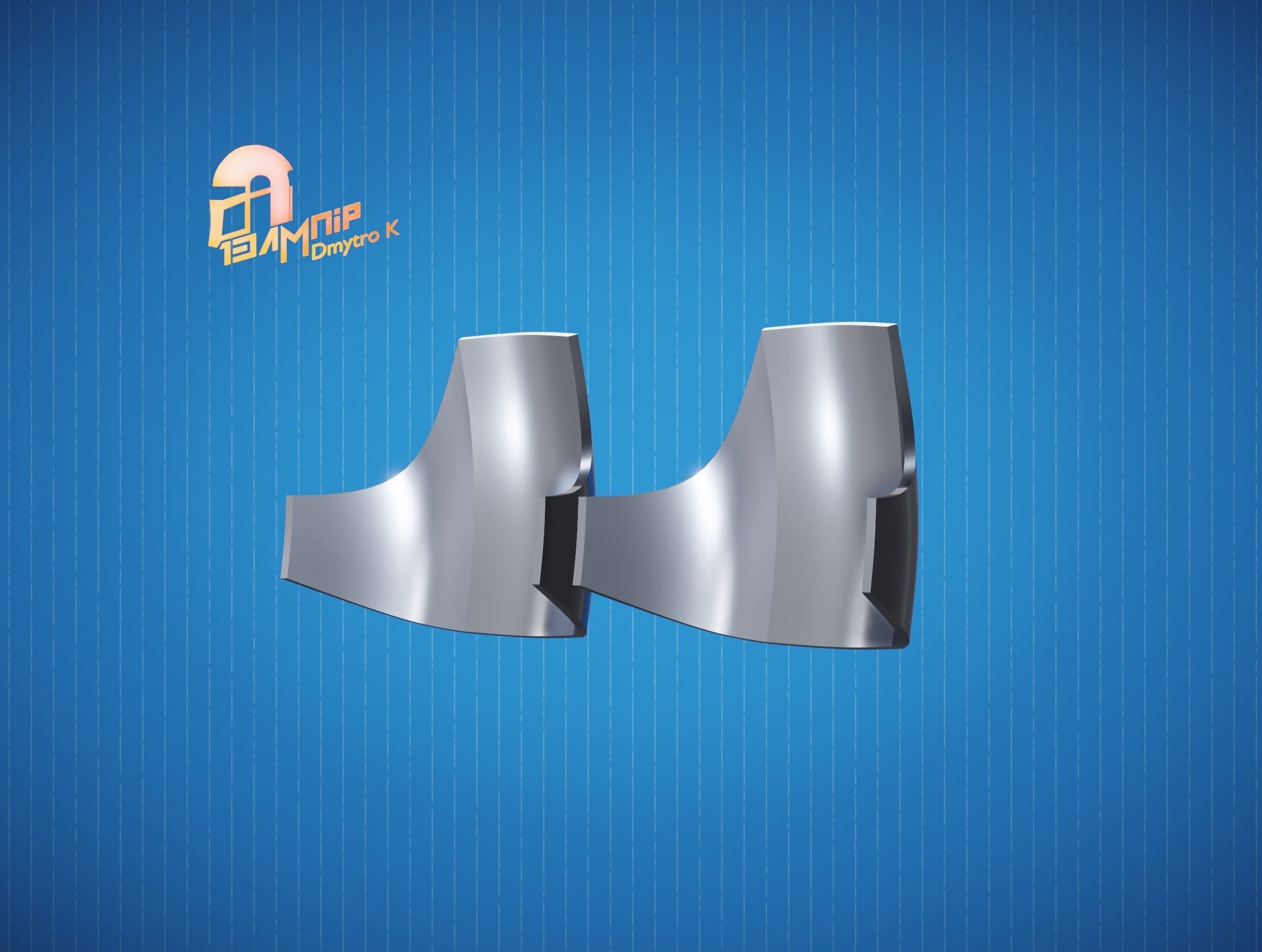 Custom Mandalorian Elbow Armor 3 3D print model_5