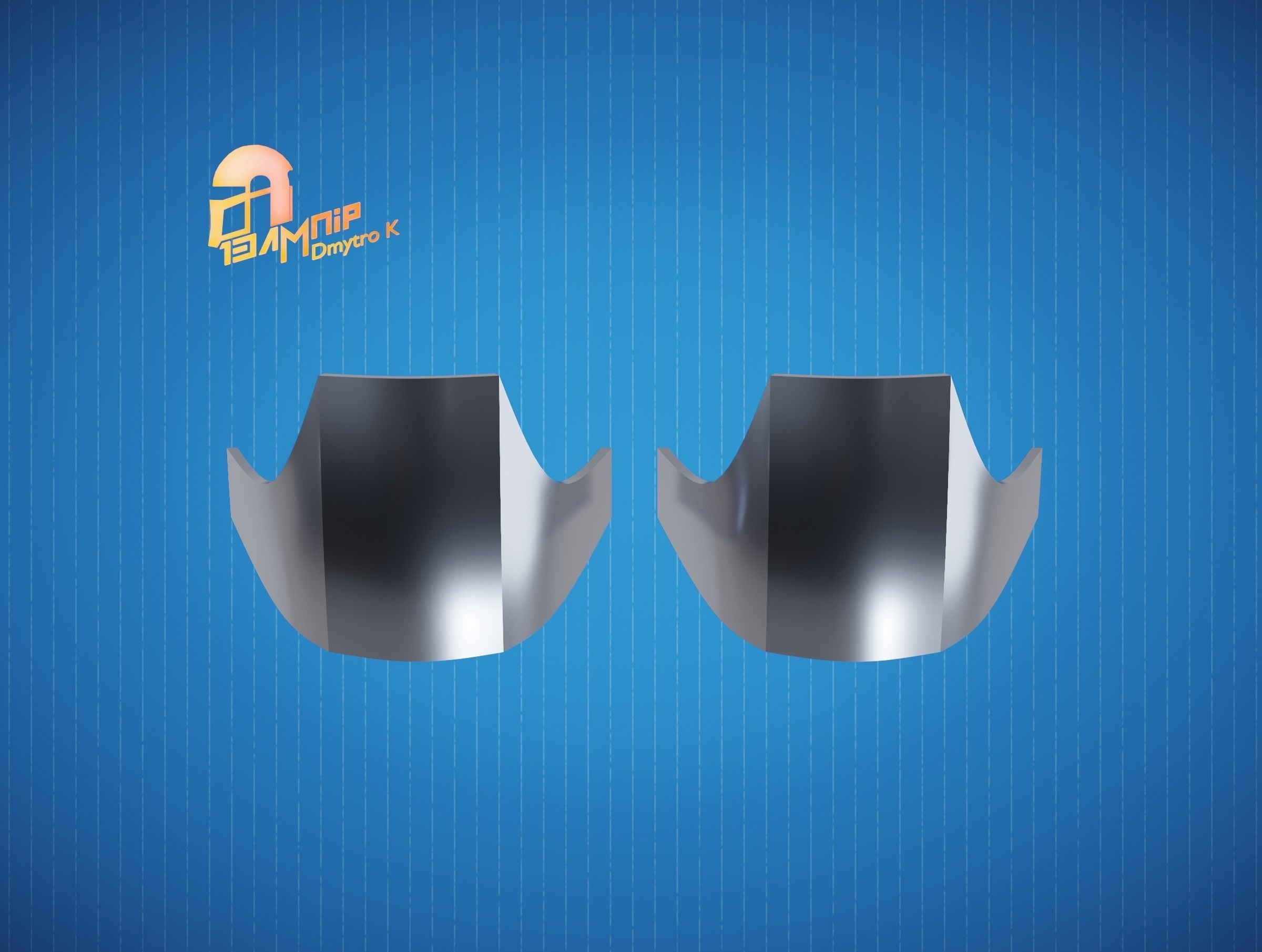 Custom Mandalorian Elbow Armor 3 3D print model_8