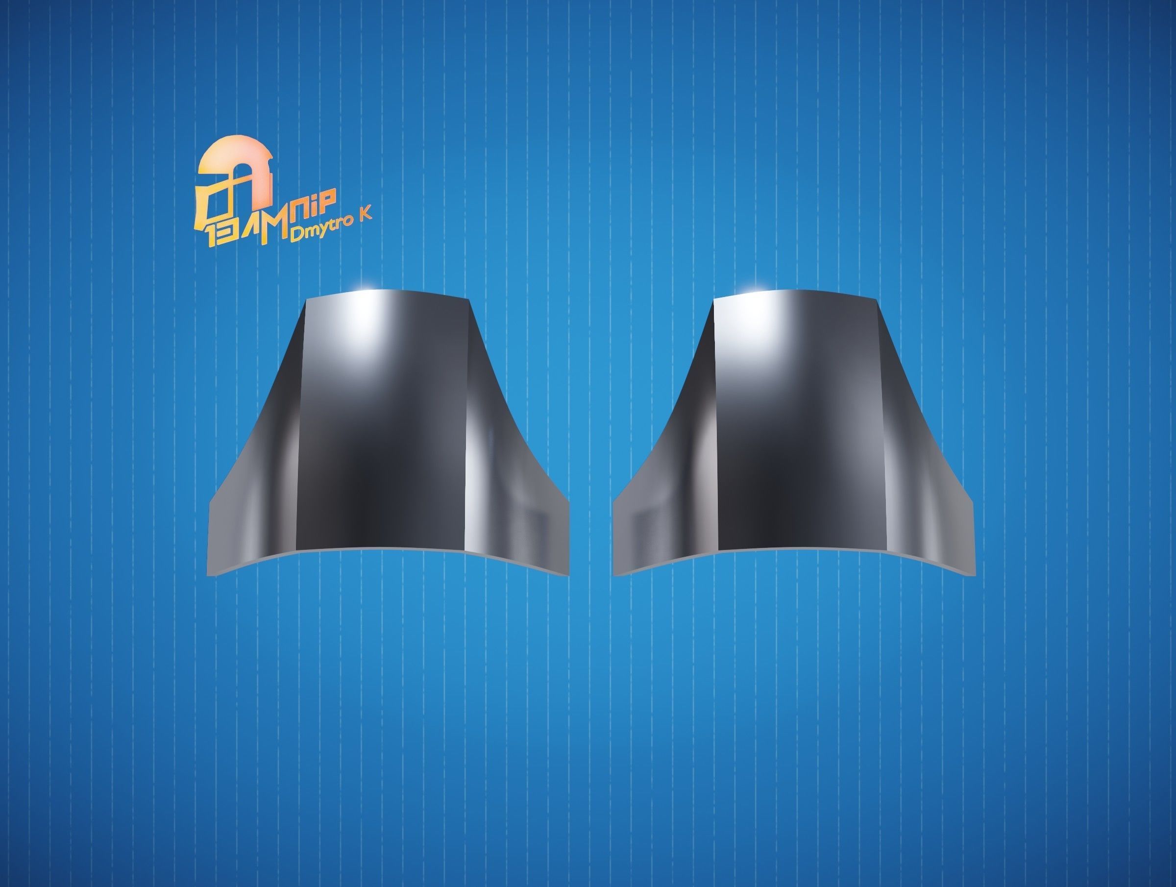 Custom Mandalorian Elbow Armor 3 3D print model_9